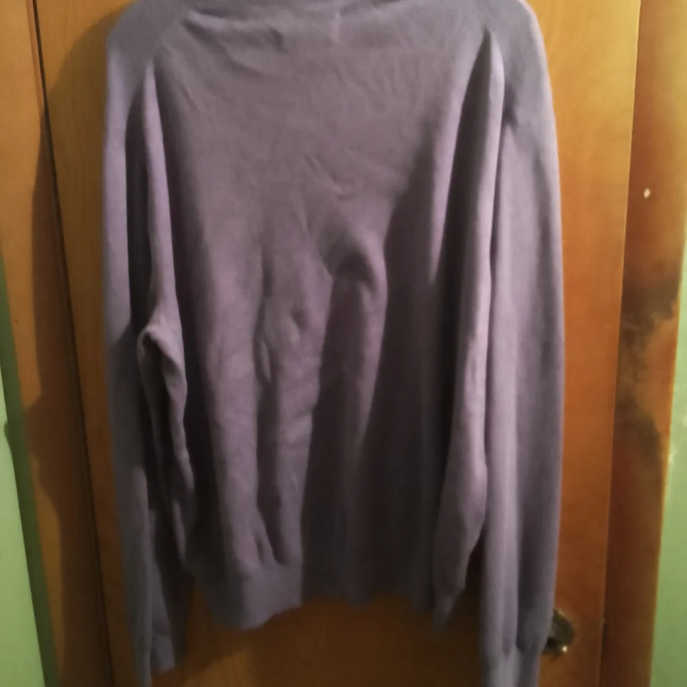 Polo by Ralph Lauren Men's‎ V-Neck Sweater in Purple
